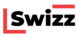 Site Logo - Černý nápis Swizz s červenou dekorací